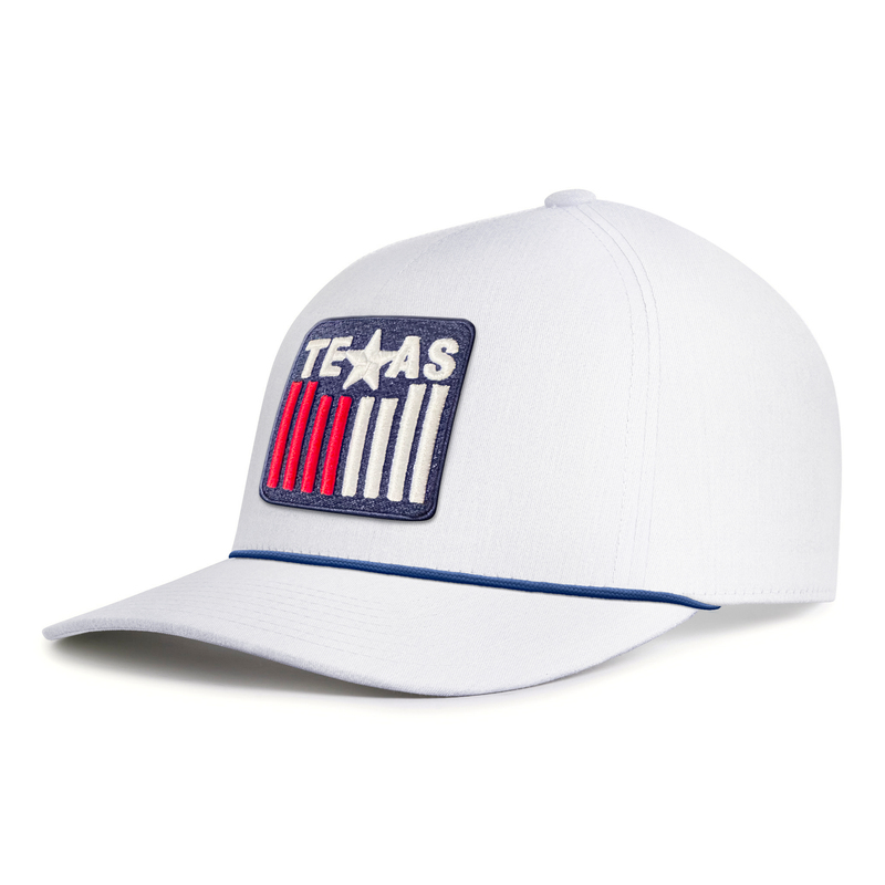 TEXAS BADGE 5-Panel Curved Rope Hat