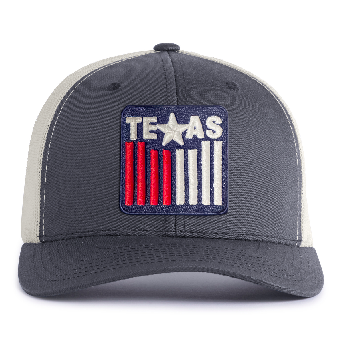 TEXAS BADGE 6-Panel Low-Profile Snapback, Richardson 115 Navy