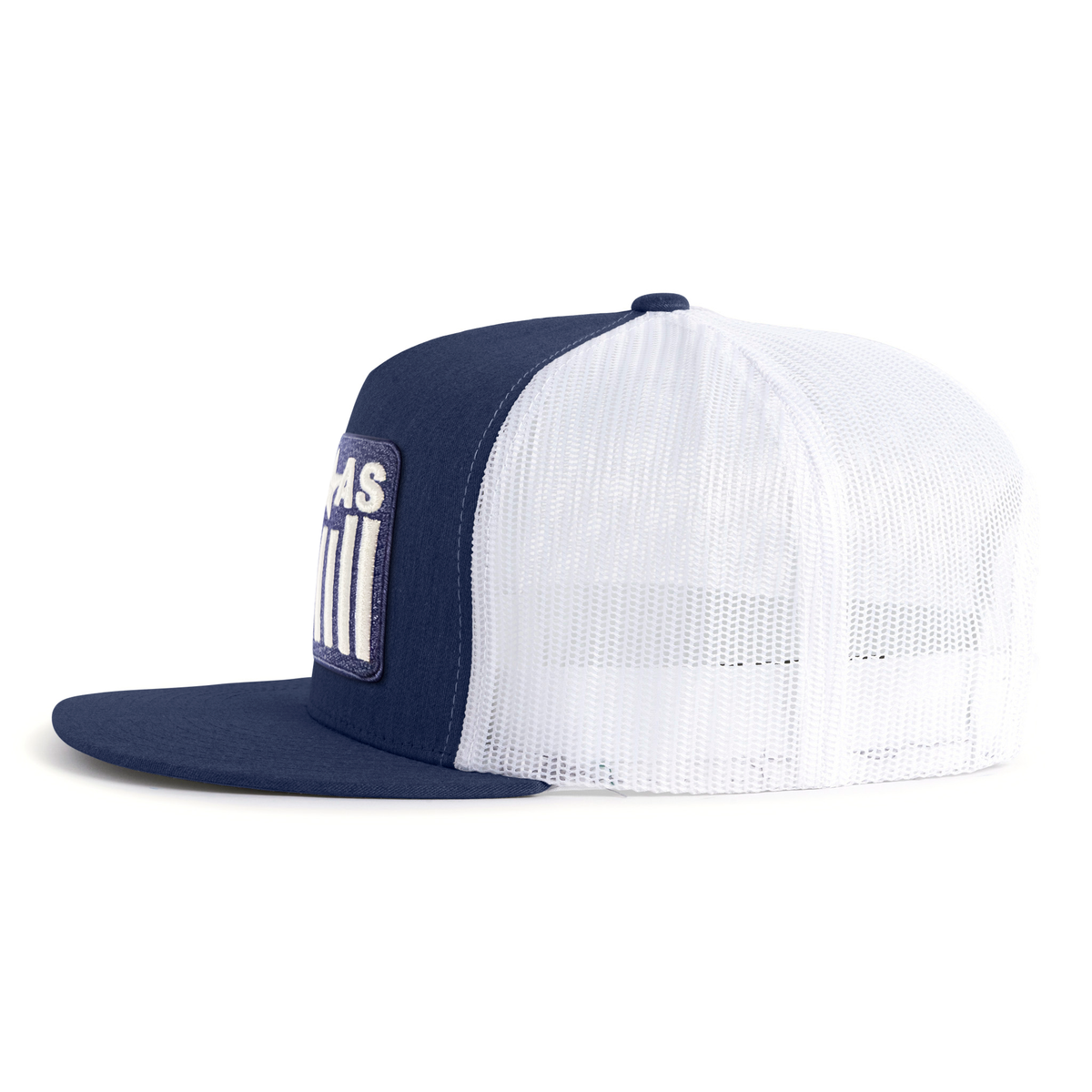 TEXAS BADGE 5-Panel Flat Snapback Navy