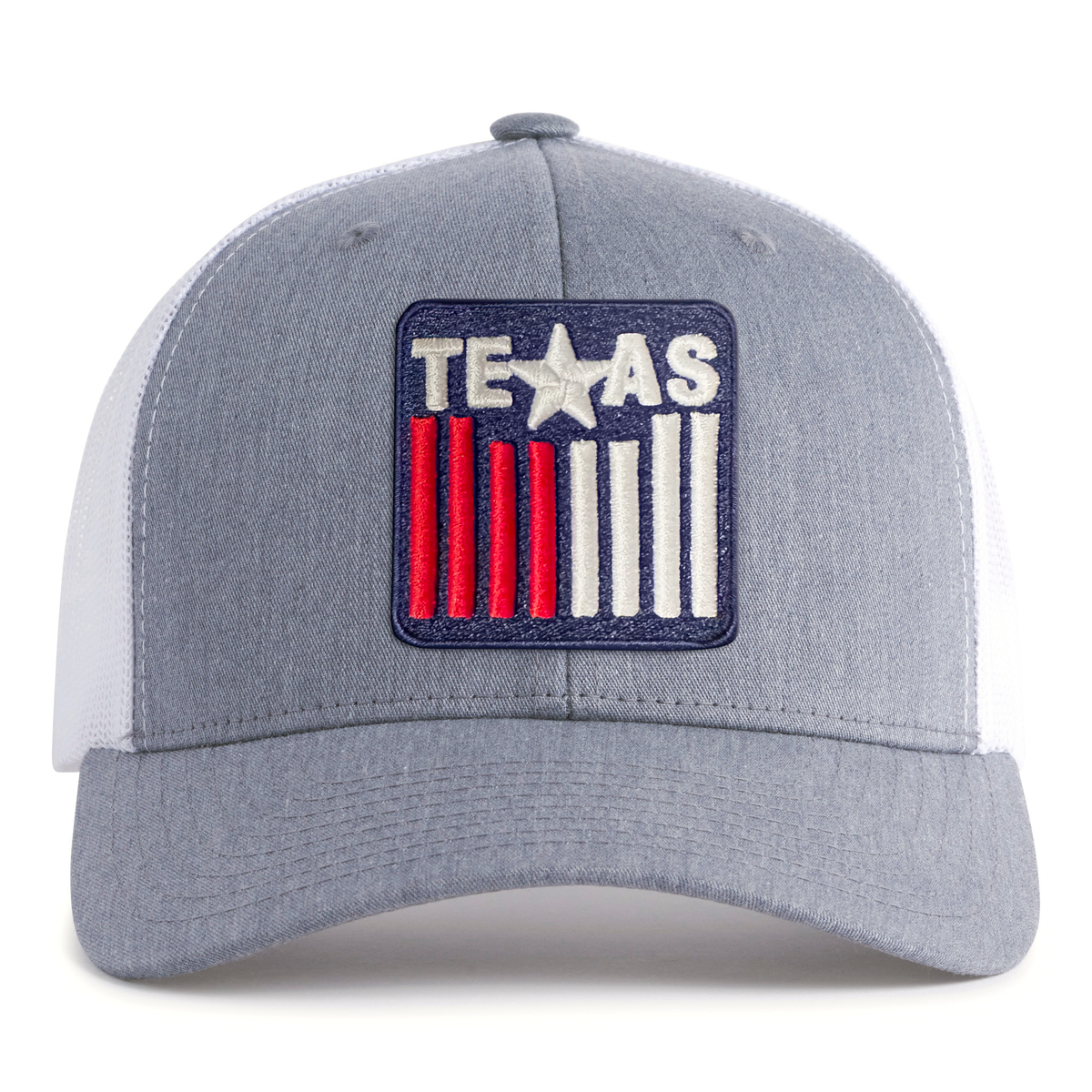 TEXAS BADGE 6-Panel Curved Snapback Grey