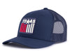 TEXAS BADGE 6-Panel Curved Snapback Richardson 112 XL Navy