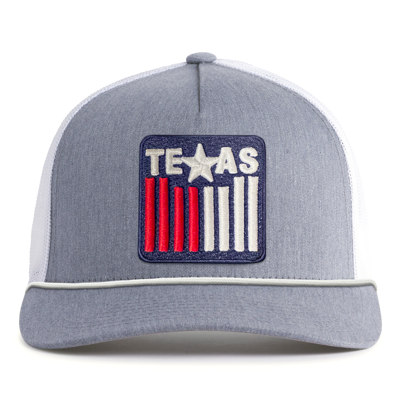 TEXAS BADGE 5-Panel Curved Rope Hat