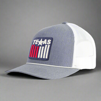 TEXAS BADGE 5-Panel Curved Rope Hat, Richardson 112 Grey