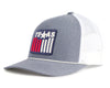 TEXAS BADGE 5-Panel Curved Rope Hat, Richardson 112 Grey