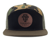 TAILGATE LOGO 7-Panel Flat Camo Hat, Richardson 168 Black