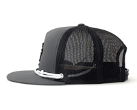 TAILGATE LOGO 5-Panel Flat Stampede Hat Charcoal