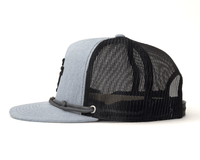 TAILGATE LOGO 5-Panel Flat Stampede Hat Grey