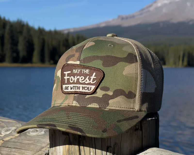 FOREST BE WITH YOU 6-Panel Camo Hat