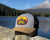 ROCKY MTN 6-Panel Curved Snapback, Richardson 112 Black