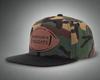 TAILGATE FOOTBALL 6-Panel Flat Camo Hat Brown