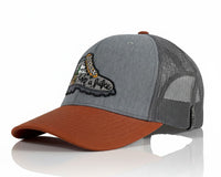 TAKE A HIKE 6-Panel Curved Snapback, Richardson 112 Grey