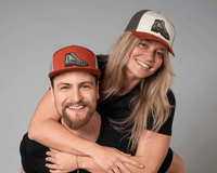 TAKE A HIKE 7-Panel Flat Snapback, Richardson 168 Orange