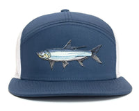 TARPON 7-Panel Flat Snapback, Richardson 168 Navy