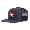 TEXAS STAR 7-Panel Flat Charcoal - Tailgate Hats