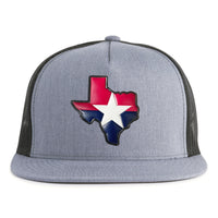 TEXAS STAR 5-Panel Flat Grey/Black - Tailgate Hats