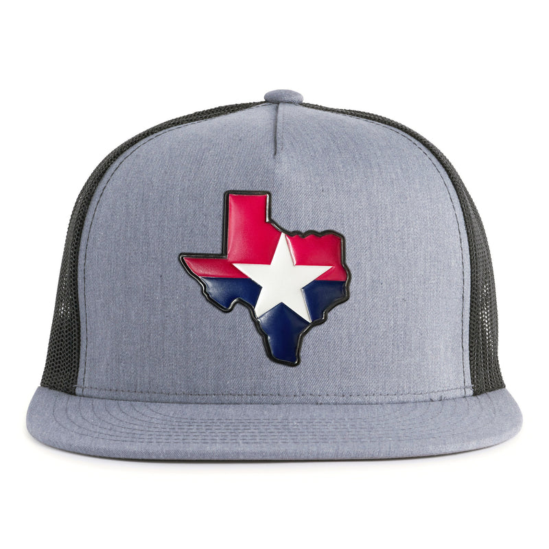 TEXAS STAR 5-Panel Flat Grey/Black - Tailgate Hats