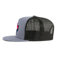 TEXAS STAR 5-Panel Flat Grey/Black - Tailgate Hats