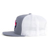 TEXAS STAR 5-Panel Flat Grey/White - Tailgate Hats
