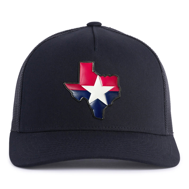 TEXAS STAR 5-Panel Curved Black - Tailgate Hats