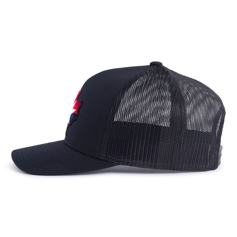 TEXAS STAR 5-Panel Curved Black - Tailgate Hats