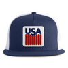 USA BADGE 5-Panel Flat Snapback