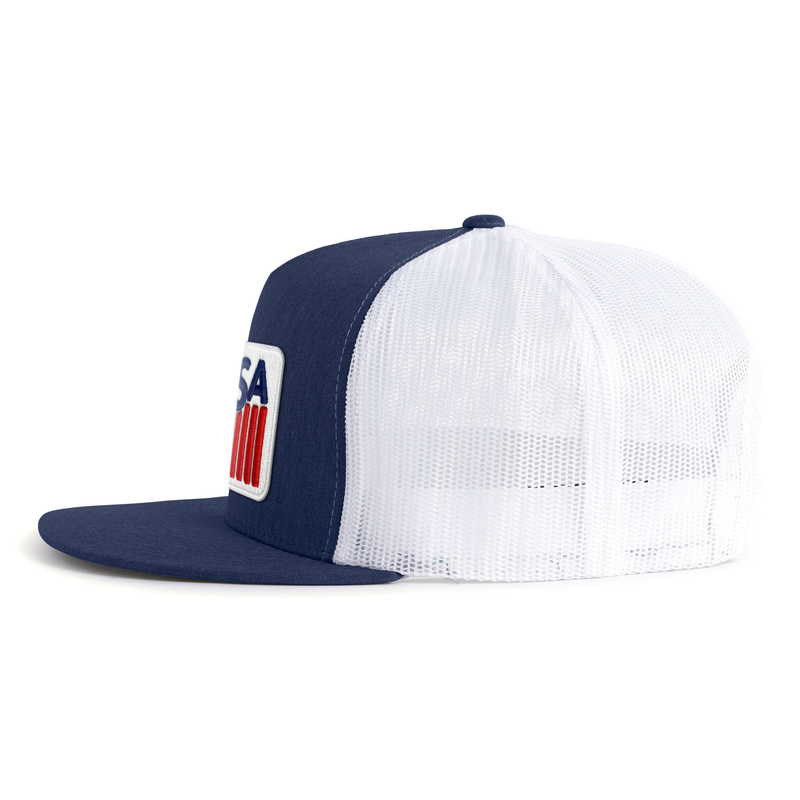 USA BADGE 5-Panel Flat Snapback