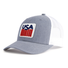 USA BADGE 6-Panel Curved Snapback