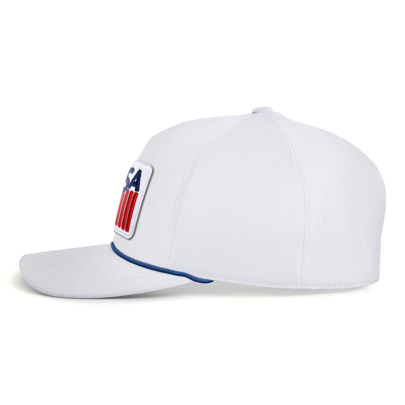 USA BADGE 5-Panel Curved Rope Hat