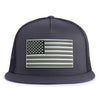 USA FLAG 5-Panel Flat Charcoal - Tailgate Hats