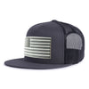 USA FLAG 5-Panel Flat Charcoal - Tailgate Hats