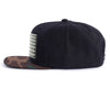 USA FLAG PVC 6-Panel Flat Black Camo