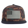 USA FLAG 6-Panel Flat Camo/Black - Tailgate Hats