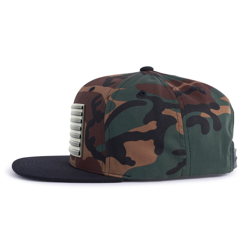 USA FLAG 6-Panel Flat Camo/Black - Tailgate Hats