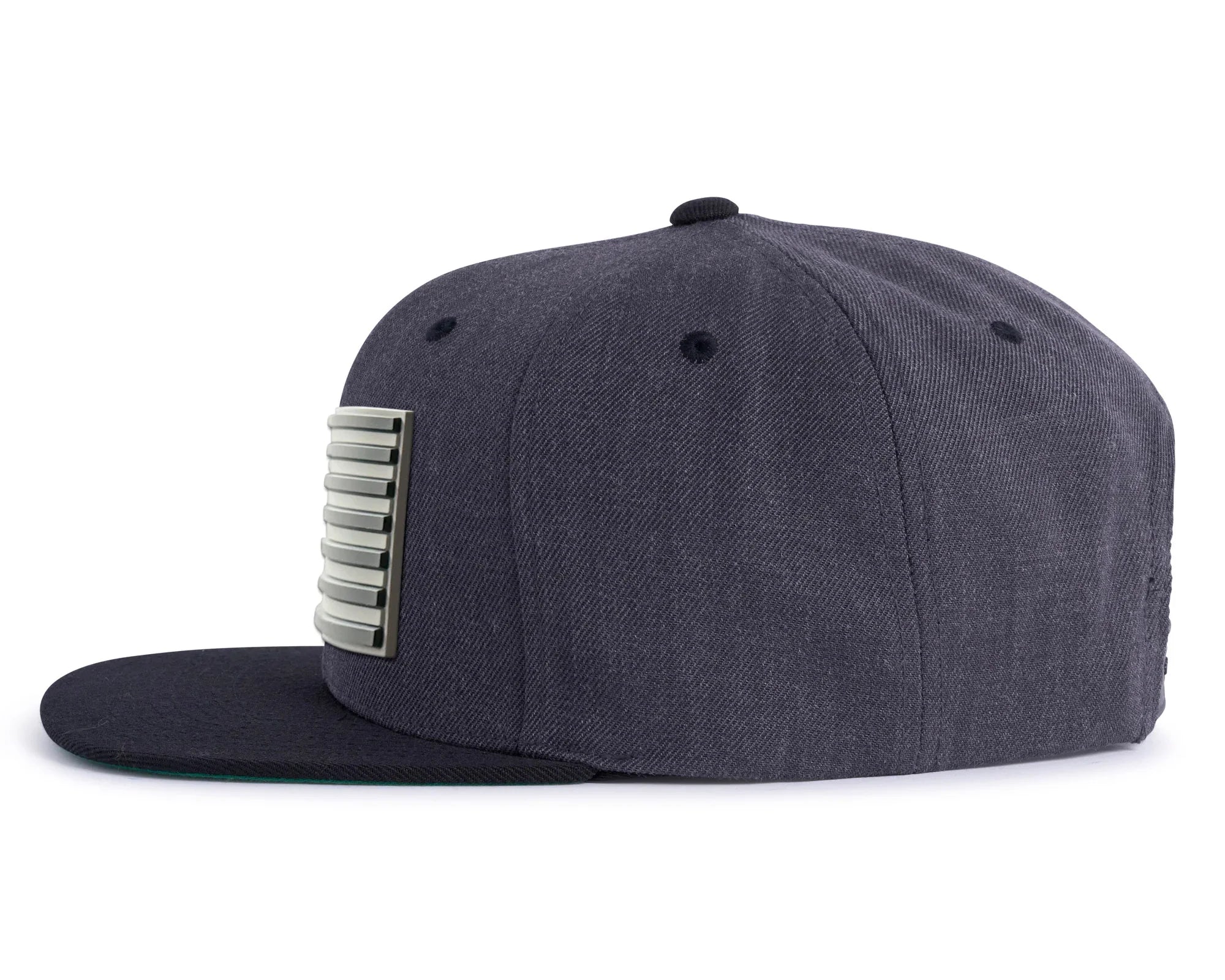 USA FLAG PVC 6-Panel Flat Grey Black