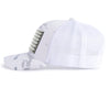 USA FLAG PVC 6-Panel Curved Camo White