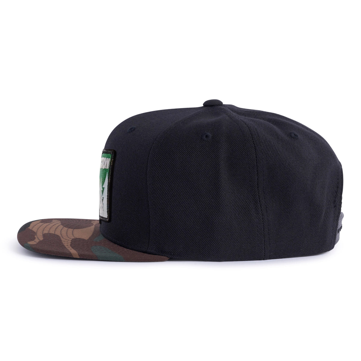 WASHINGTON TREE 6-Panel Flat Black/Camo - Tailgate Hats