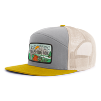 WASHINGTON SKY 7-Panel Flat Snapback