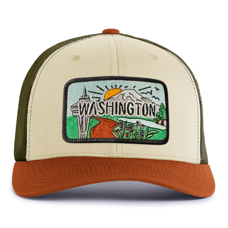 WASHINGTON SKY 6-Panel Low-Profile Trucker, Richardson 115