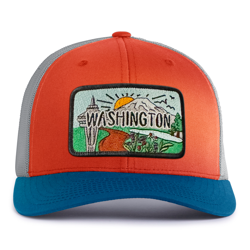 WASHINGTON SKY 6-Panel Curved Snapback