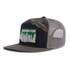 WASHINGTON TREE 7-Panel Flat Black/Camo - Tailgate Hats