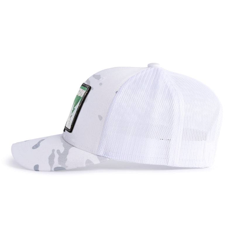 WASHINGTON TREE 6-Panel Curved White Camo - Tailgate Hats