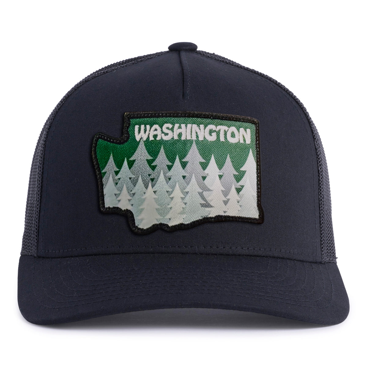 WASHINGTON TREE 5-Panel Curved Black - Tailgate Hats