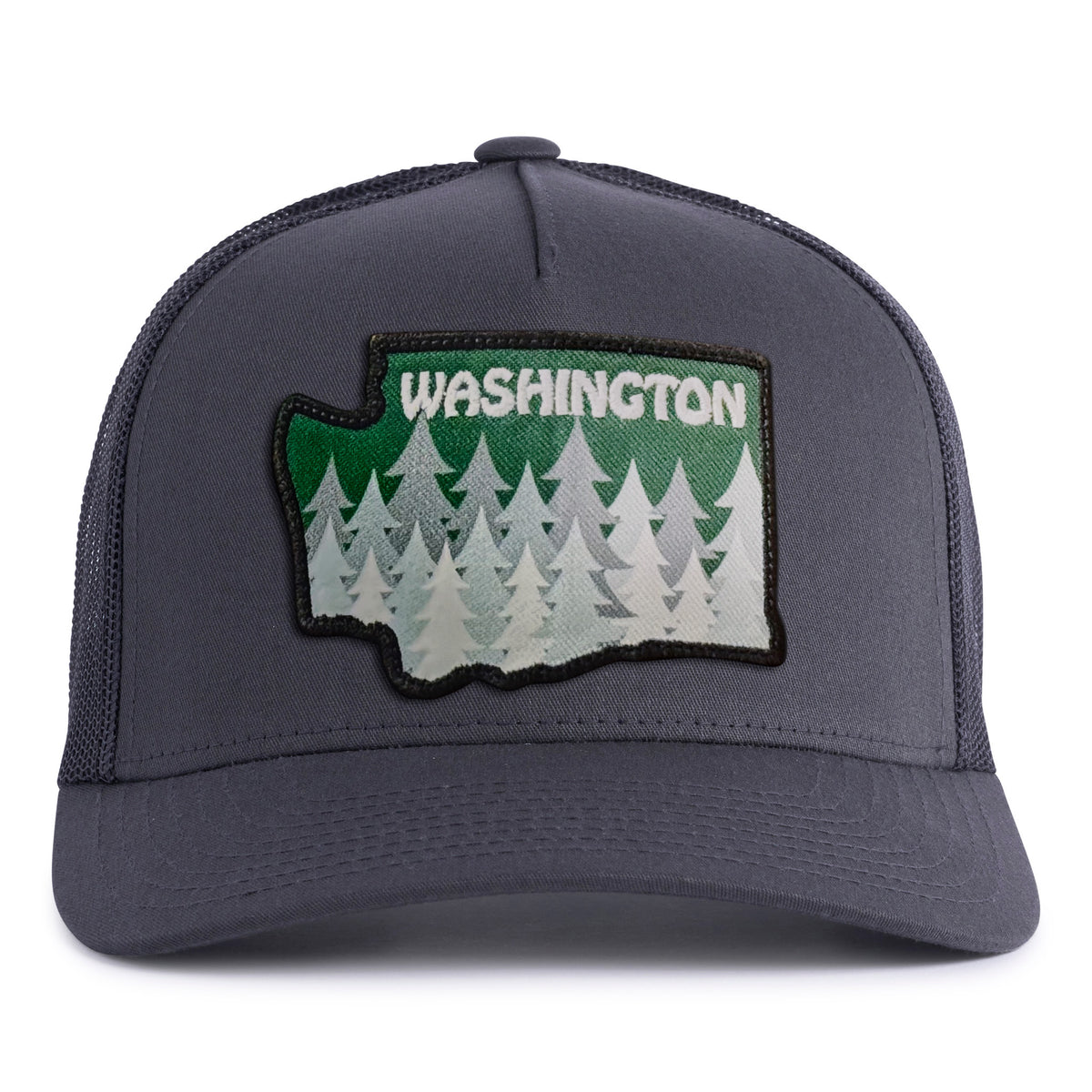 WASHINGTON TREE 5-Panel Curved Charcoal - Tailgate Hats