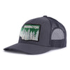 WASHINGTON TREE 5-Panel Curved Charcoal - Tailgate Hats