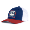 WYOMING BADGE 6-Panel Curved Snapback