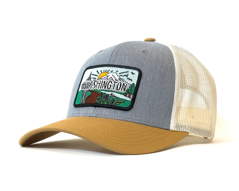 WASHINGTON SKY 6-Panel Low-Profile Snapback, Richardson 115
