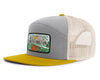 WASHINGTON SKY 7-Panel Flat Snapback, Richardson 168