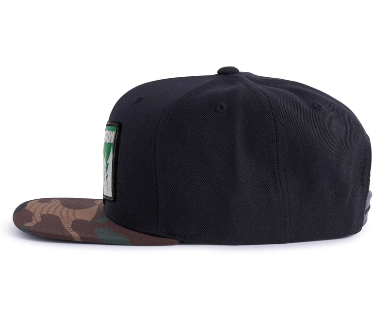WASHINGTON TREE 6-Panel Flat Black/Camo