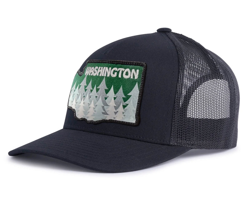 WASHINGTON TREE 5-Panel Curved Black