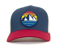 WHITE MOUNTAINS 6-Panel Snapback, Richardson 112 Blue